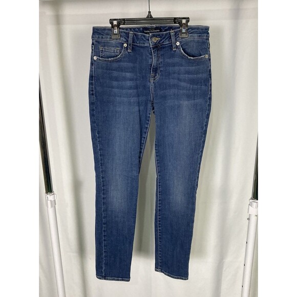 Lucky Brand Jeans Lolita Skinny Dark Wash Women's Size 6/28 Classic Stretch EUC - Picture 1 of 9